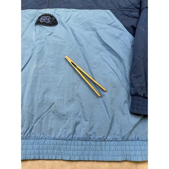 VTG Nike Carolina UNCTar Heels Track Jacket Windbreaker Blue Men L 90s Y2K Retro - Picture 12 of 16